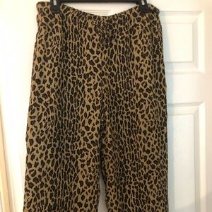 Ralph Lauren cheetah print summer pants